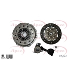 Apec 3 Piece Clutch Kit Including CSC (ACL1155)