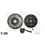 Apec 3 Piece Clutch Kit Including CSC (ACL1160)