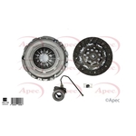 Apec 3 Piece Clutch Kit Including CSC (ACL1164)