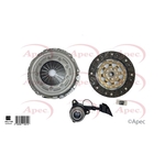 Apec 3 Piece Clutch Kit Including CSC (ACL1168)