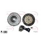Apec 3 Piece Clutch Kit Including CSC (ACL1209)