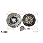 Apec 3 Piece Clutch Kit Including CSC (ACL1212)