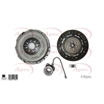 Apec 3 Piece Clutch Kit Including CSC (ACL1218)