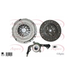 Apec 3 Piece Clutch Kit Including CSC (ACL1222)