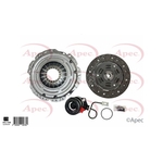Apec 3 Piece Clutch Kit Including CSC (ACL1256)