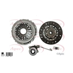 Apec 3 Piece Clutch Kit Including CSC (ACL1278)
