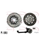Apec 3 Piece Clutch Kit Including CSC (ACL1279)
