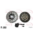 Apec 3 Piece Clutch Kit Including CSC (ACL1280)