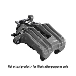 Apec Black Brake Caliper - Black (RCA655BLK) Fits: VW Front Right