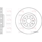 Apec Black Brake Disc Front  (DSK2867B)