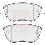 Apec Black Brake Pad Set (PAD1630B) Fits: Fiat