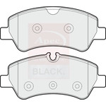 Apec Black Brake Pad Set (PAD1931B) Fits: Ford Rear