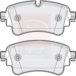 Apec Black Brake Pad Set (PAD2095B) Rear
