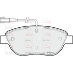 Apec Black Brake Pads (PAD1293B)