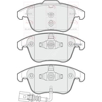 Apec Black Brake Pads (PAD1653B)
