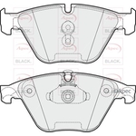 Apec Black Brake Pads (PAD1774B) Fits: BMW