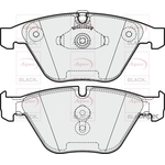 Apec Black Brake Pads Front With Retaining Spring (PAD1991B) Fits: BMW