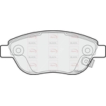 Apec Black Brake Pads (PAD1533B)