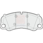 Apec Black Brake Pads (PAD2019B) Fits: Porsche Front