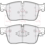 Apec Black Brake Pads (PAD2113B)