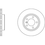 Apec Blue Vented Brake Disc (SDK6103) Fits: BMW Front Axle