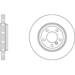 Apec Blue Vented Brake Disc (SDK6335) Fits: BMW Rear Axle