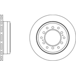 Apec Blue Vented Brake Disc (SDK6711) Fits: Toyota Rear Axle