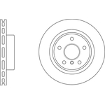 Apec Blue Vented Brake Disc (SDK6781) Fits: BMW Front Axle