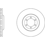 Apec Blue Vented Brake Disc (SDK6789) Fits: Isuzu Front Axle
