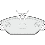 Apec Blue Brake Pads - Front (PD3003) Fits Renault