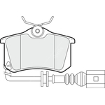Apec Blue Brake Pads - Rear (PD3007) 