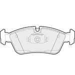 Apec Blue Brake Pads - Front (PD3013) Fits BMW