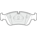 Apec Blue Brake Pads - Front (PD3014) Fits BMW