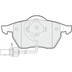 Apec Blue Brake Pads - Front (PD3016) 