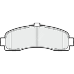Apec Blue Brake Pads - Front (PD3022) Fits Nissan Micra