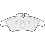 Apec Blue Brake Pads - Front (PD3024) 