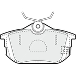 Apec Blue Brake Pads - Rear (PD3027) 