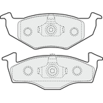 Apec Blue Brake Pads - Front (PD3028) 