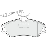 Apec Blue Brake Pads - Front (PD3032) 