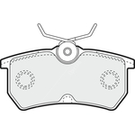 Apec Blue Brake Pads - Rear (PD3040) Fits Ford