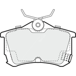 Apec Blue Brake Pads - Rear (PD3041) Fits Honda Accord