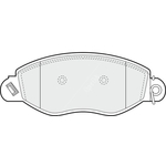 Apec Blue Brake Pads - Front (PD3051) Fits Ford Transit