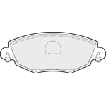 Apec Blue Brake Pads - Front (PD3053) 