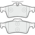 Apec Blue Brake Pads - Rear (PD3061) 