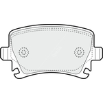 Apec Blue Brake Pads - Rear (PD3077) 