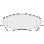 Apec Blue Brake Pads - Front (PD3079) Fits Toyota