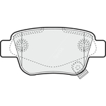 Apec Blue Brake Pads - Rear (PD3080) Fits Toyota