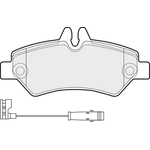 Apec Blue Brake Pads - Rear (PD3091) 