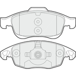 Apec Blue Brake Pads - Front (PD3092) 