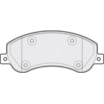 Apec Blue Brake Pads - Front (PD3093) Fits Ford Transit